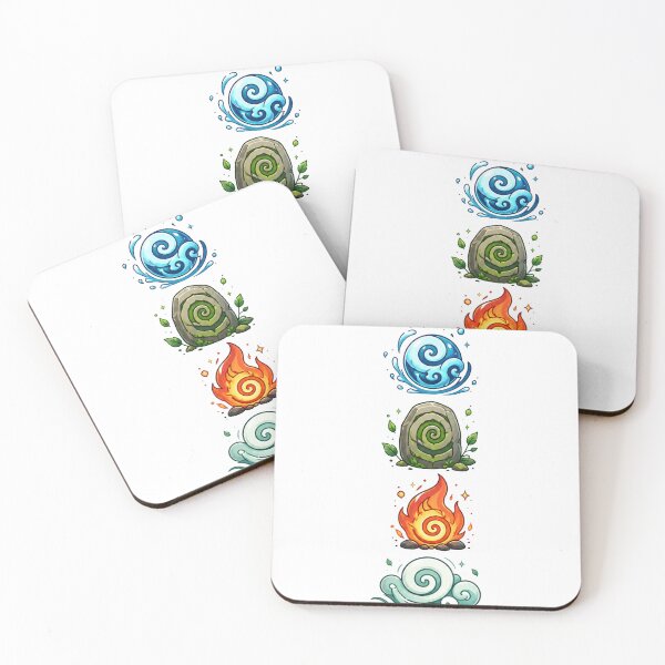 Item preview, Four Elements Water Earth Fire Air Elemental Symbol Graphic designed and sold by ucpstudio.