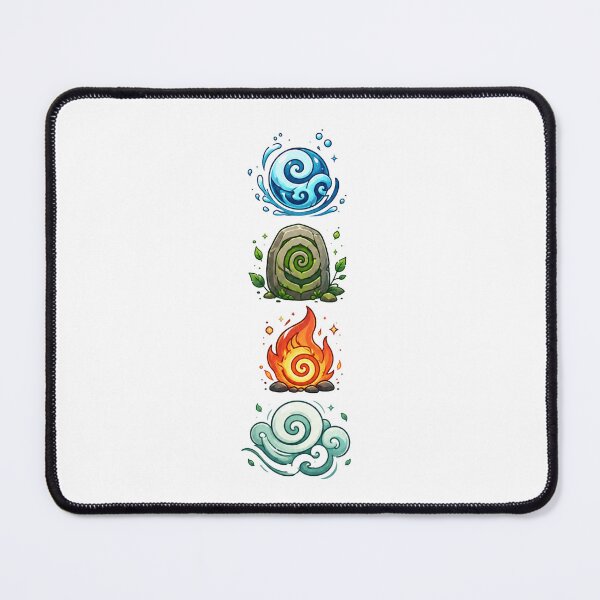 Item preview, Four Elements Water Earth Fire Air Elemental Symbol Graphic designed and sold by ucpstudio.
