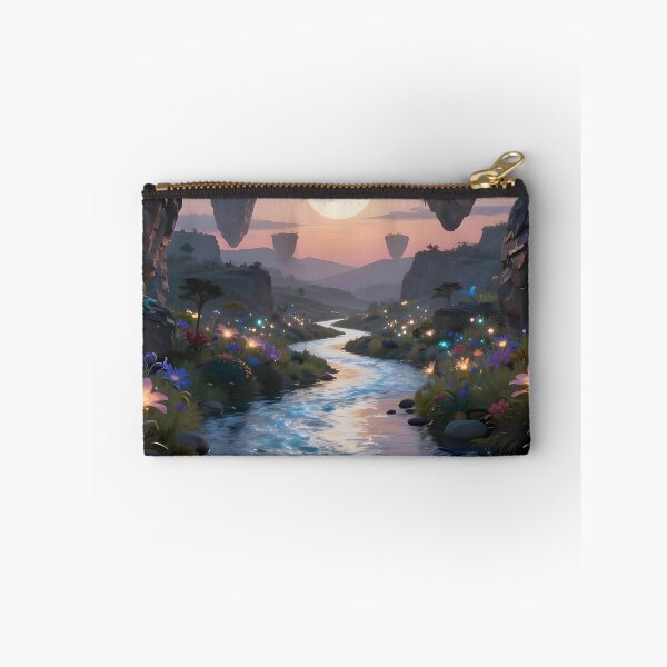 Item preview, Magical Islands Floating Above an Enchanted Stream designed and sold by Fanta-sticky.