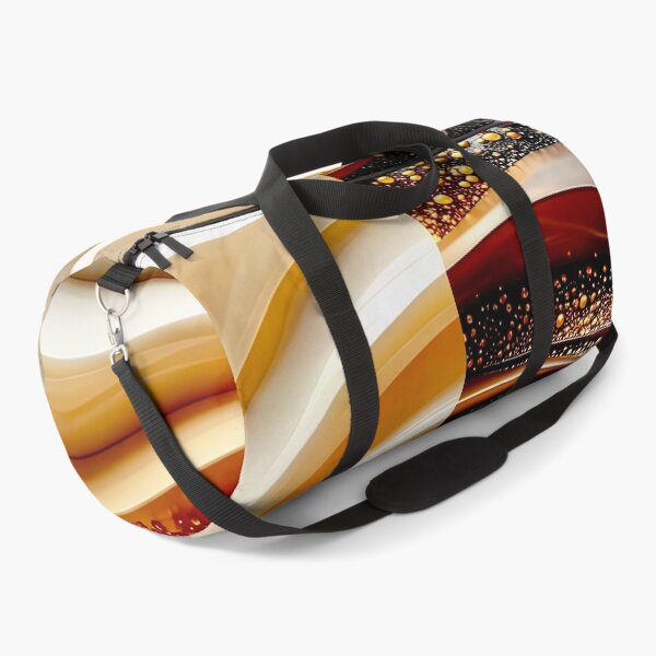Item preview, Dual Spiral Patterns in Chocolate and Gold designed and sold by Vicky Brago-Mitchell®.