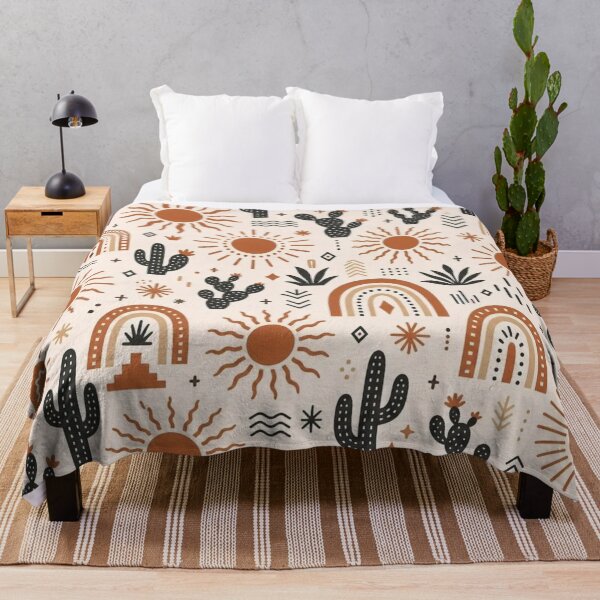 Item preview, Boho Desert Sun and Arches Seamless Pattern | Vintage Boho Repeat Design designed and sold by StickyGuys.