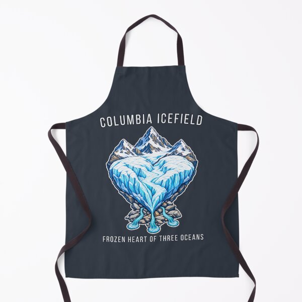 Item preview, Columbia Icefield Frozen Heart - Alpine Glacier Illustration for Canadian Rockies Explorers designed and sold by PXEpic.