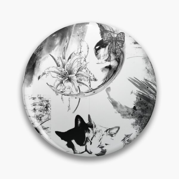Item preview, A black-and-white illustration featuring birds, berries, and flowers designed and sold by klikserr.