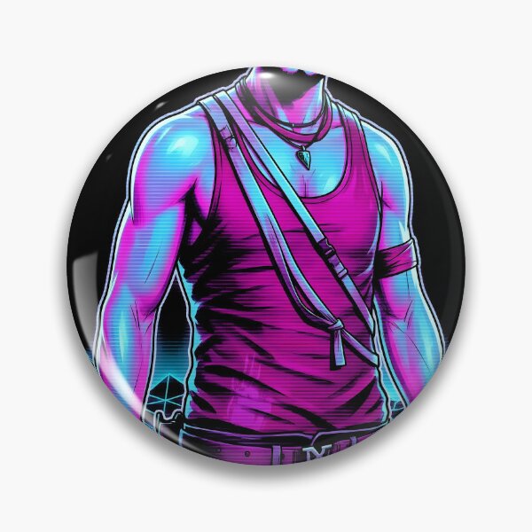 Item preview, Vaas Montenegro Far Cry 3 Synthwave Gamer Graphic Tee designed and sold by Senpaiwaves.