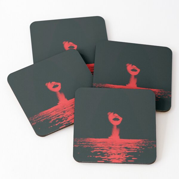 Item preview, Crimson Veil Over Dark Waters designed and sold by ClubVacay.