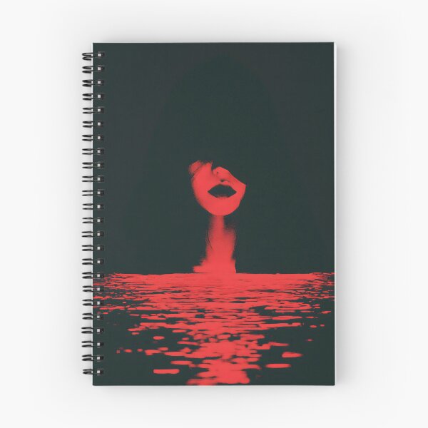 Item preview, Crimson Veil Over Dark Waters designed and sold by ClubVacay.