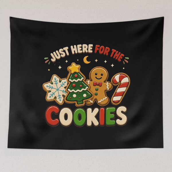 Item preview, Just Here for the Cookies Holiday Design Xmas designed and sold by rafaeltto.
