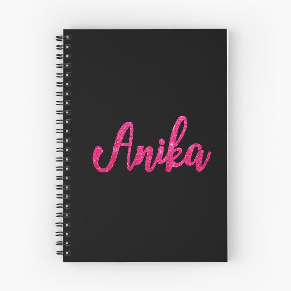 Item preview, Anika Hot Pink Sparkly Personalised Name Design designed and sold by CamilasPrints.