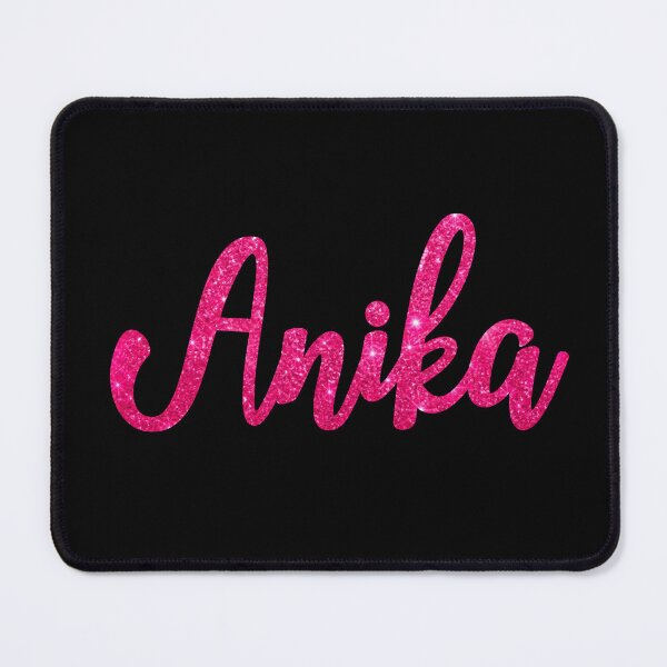 Item preview, Anika Hot Pink Sparkly Personalised Name Design designed and sold by CamilasPrints.
