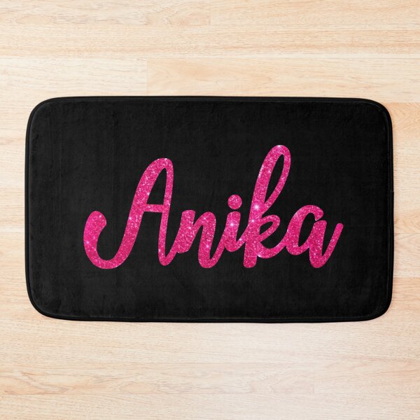 Item preview, Anika Hot Pink Sparkly Personalised Name Design designed and sold by CamilasPrints.