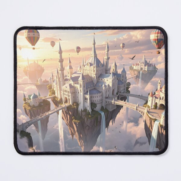 Item preview, Airship Parade Above a City in the Clouds designed and sold by Fanta-sticky.