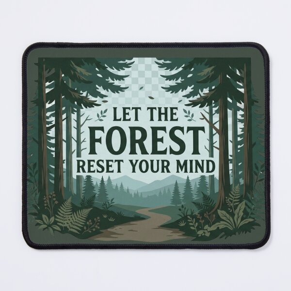 Item preview, Let the Forest Reset Your Mind designed and sold by Amr Darwish Graphic designer.