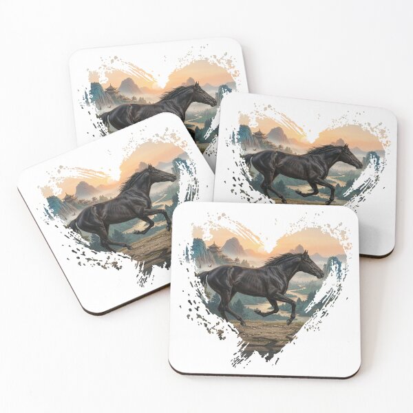 Item preview, The Abaga horse, China, and a heart designed and sold by Cheval-de-coeur.