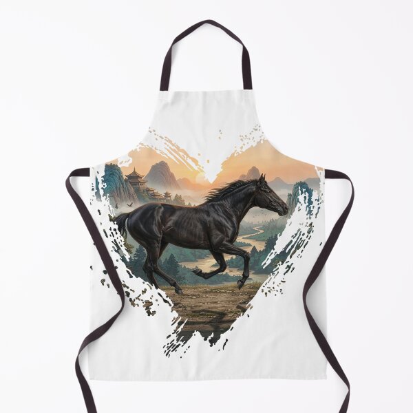 Item preview, The Abaga horse, China, and a heart designed and sold by Cheval-de-coeur.