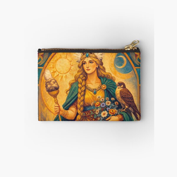 Item preview, Frigg – The Divine Queen of Norse Mythology illustration designed and sold by GalleryKauffeld.