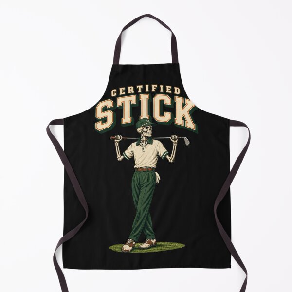 Item preview, Certified Stick Skeleton Golfer Graphic Design designed and sold by EXILE Art Co.