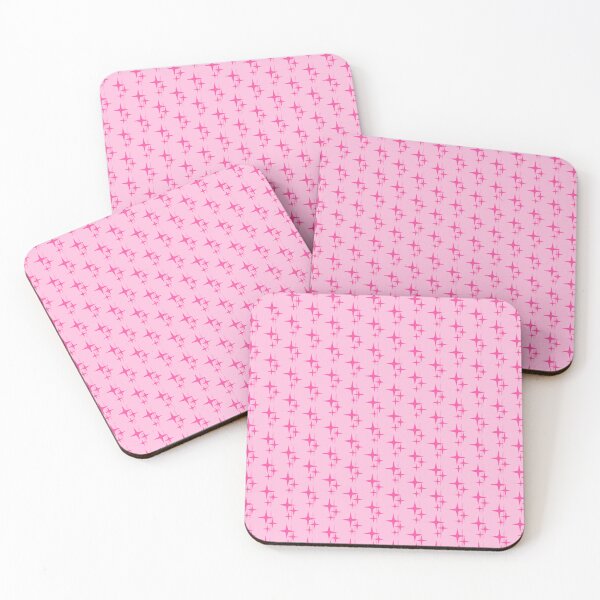 Item preview, Mid Century Modern Atomic Stars and Lines Bright Pink Pattern designed and sold by kierkegaard.