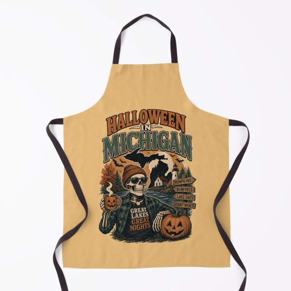 Item preview, Halloween in Michigan - Great lakes Great nights designed and sold by ParadoxParadox.