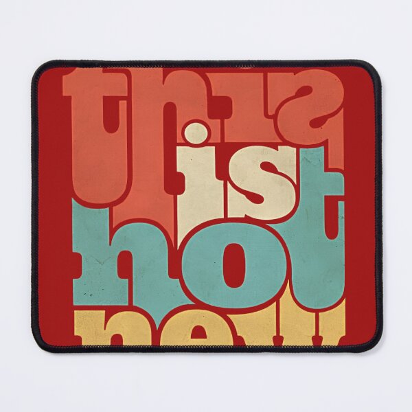 Item preview, This Is Not New - Retro Vintage 70s Groovy Typography designed and sold by michaelromsi.