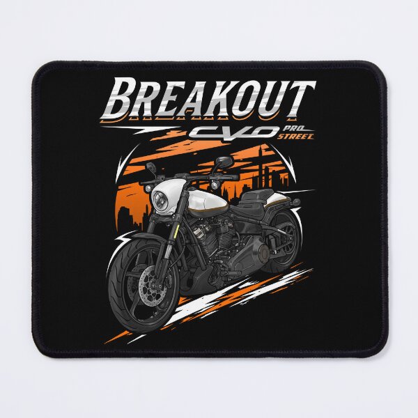 Item preview, Motorcycle Breakout FXSE CVO Pro Street 2016-2017 White Gold Pearl & Starfire Black for Motorcycle Riders designed and sold by MotoApparelHub.