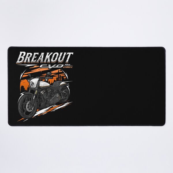 Item preview, Motorcycle Breakout FXSE CVO Pro Street 2016-2017 White Gold Pearl & Starfire Black for Motorcycle Riders designed and sold by MotoApparelHub.