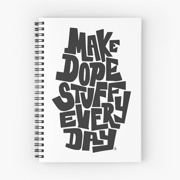 Item preview, Make Dope Stuff Every Day - Streetwear Typography Art designed and sold by michaelromsi.