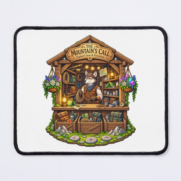 Item preview, The Mountain’s Call | Explorer Gear & Provisions | Enchanted Woodland Adventure Shop designed and sold by MrDev.