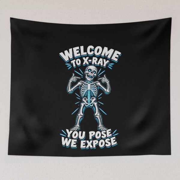Item preview, Funny Welcome To X-Ray Funny Skeleton Radiology Tech Art designed and sold by elderberry.