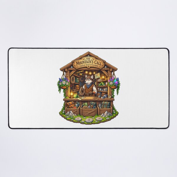 Item preview, The Mountain’s Call | Explorer Gear & Provisions | Enchanted Woodland Adventure Shop designed and sold by MrDev.