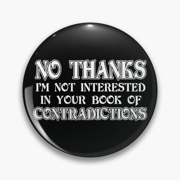 Item preview, No Thanks Not Interested White designed and sold by Shawnsonartshop.