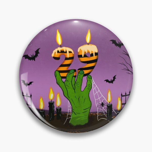 Item preview, Happy 29th Halloween Birthday Spooky Cake designed and sold by daphsam.