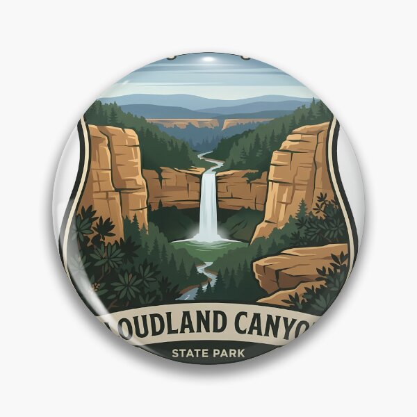 Item preview, Cloudland Canyon State Park Georgia Sticker designed and sold by DetourDgn.