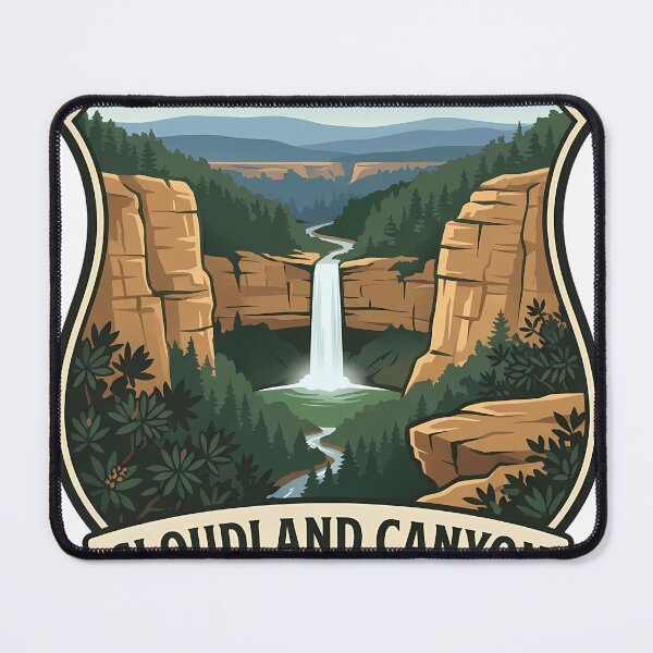 Item preview, Cloudland Canyon State Park Georgia Sticker designed and sold by DetourDgn.