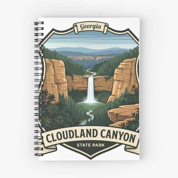Item preview, Cloudland Canyon State Park Georgia Sticker designed and sold by DetourDgn.