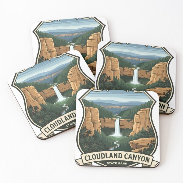 Item preview, Cloudland Canyon State Park Georgia Sticker designed and sold by DetourDgn.