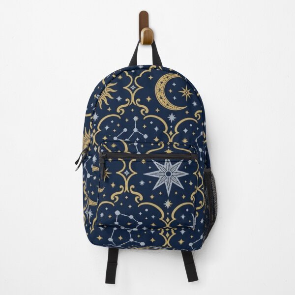 Item preview, Celestial Moon and Stars Damask Seamless Pattern | Vintage Celestial Repeat Design designed and sold by StickyGuys.
