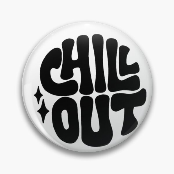 Item preview, Retro Groovy Chill Out Typography with Stars designed and sold by michaelromsi.