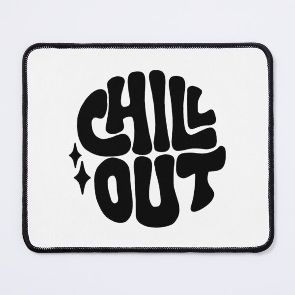 Item preview, Retro Groovy Chill Out Typography with Stars designed and sold by michaelromsi.
