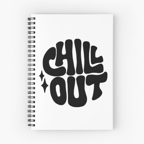 Item preview, Retro Groovy Chill Out Typography with Stars designed and sold by michaelromsi.