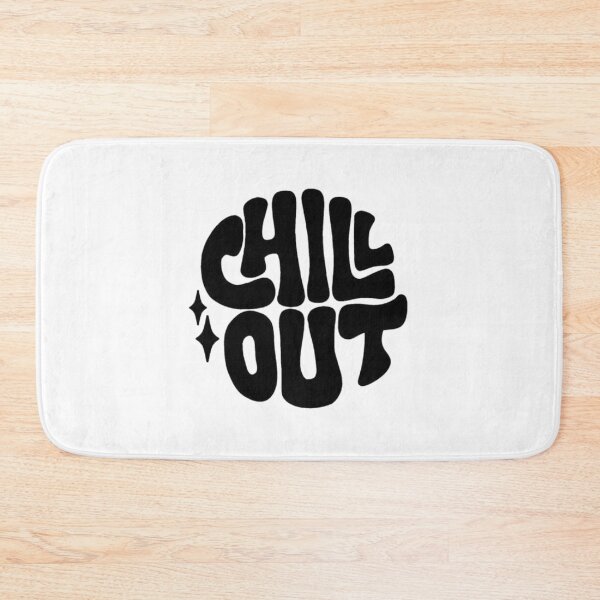 Item preview, Retro Groovy Chill Out Typography with Stars designed and sold by michaelromsi.