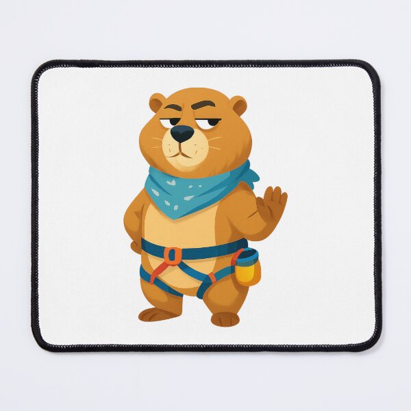 Item preview, Smug Marmot Climbing Shirt designed and sold by Ainbowz-Artwork.