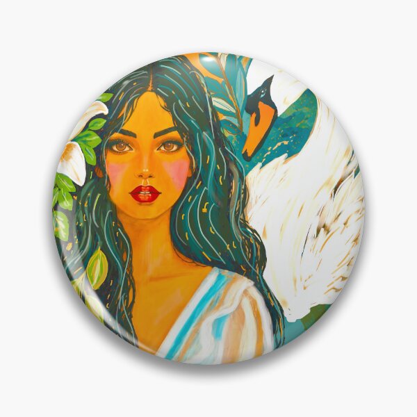 Item preview, Woman and Swan designed and sold by NeuroArtGallery.