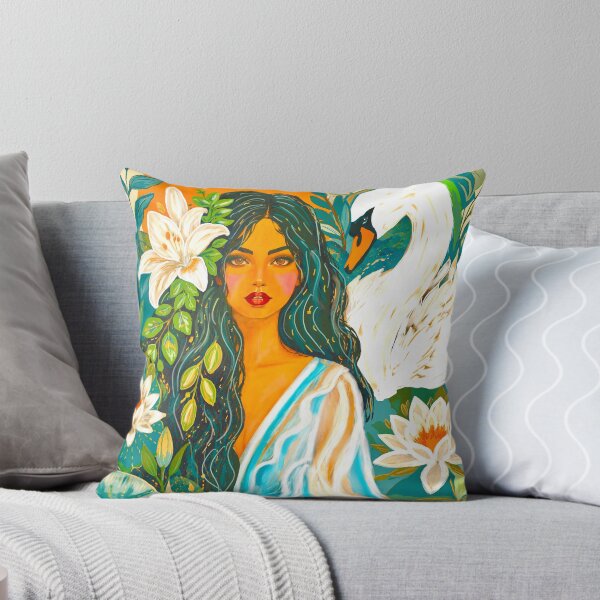 Item preview, Woman and Swan designed and sold by NeuroArtGallery.