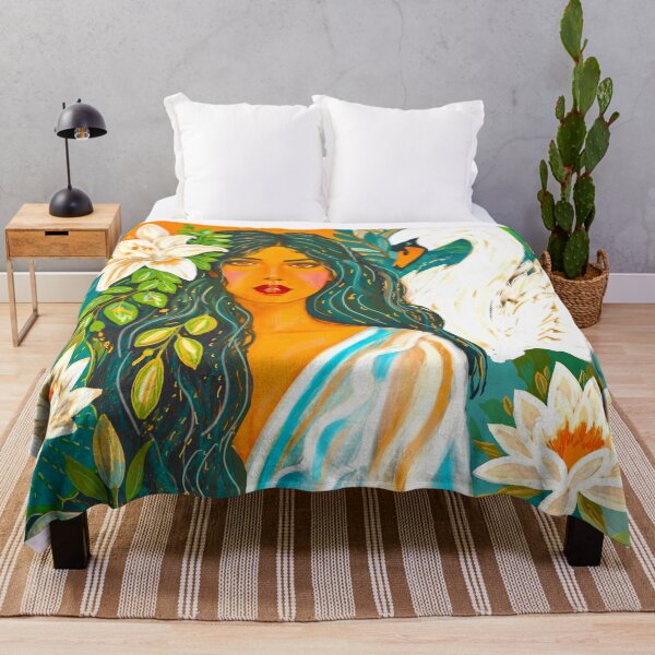 Item preview, Woman and Swan designed and sold by NeuroArtGallery.