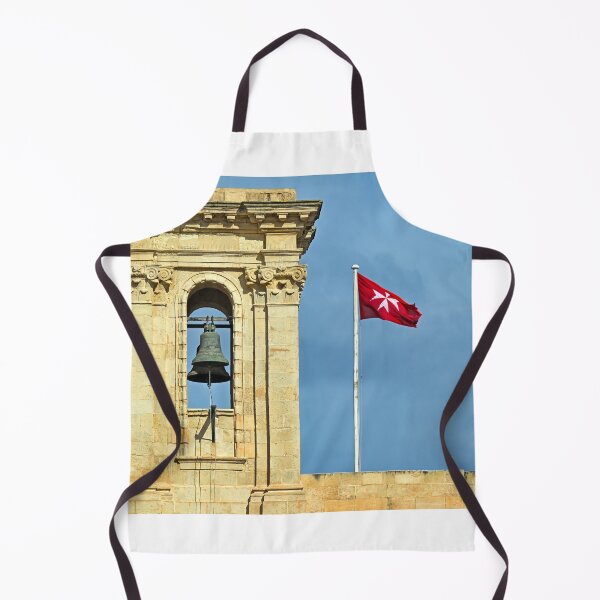 Item preview, Historic bell tower of Our Lady of Victory Church and Order of Malta flag in Valletta designed and sold by goceris.