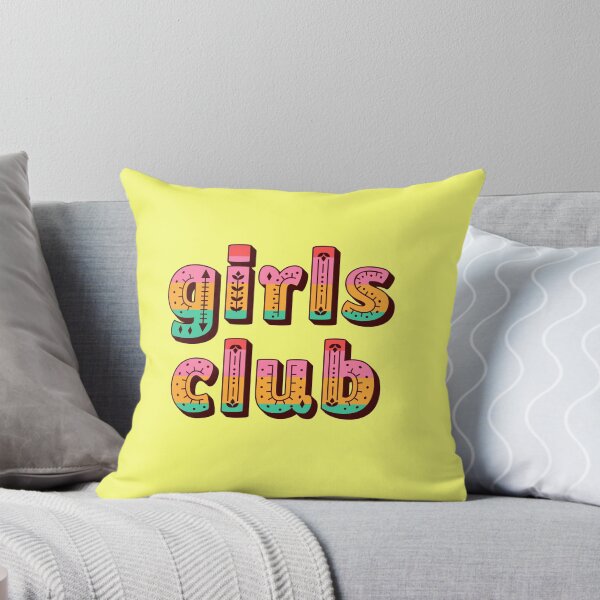 Item preview, Girls Club saying, typography, folk art, friendship designed and sold by Mauswohn.