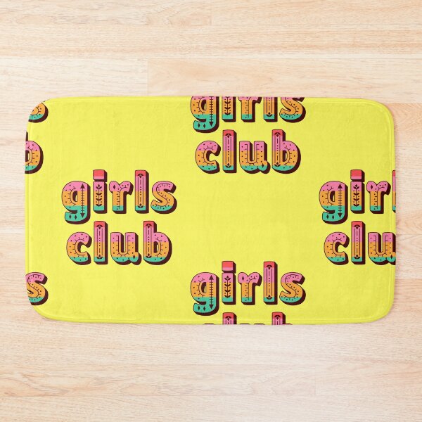 Item preview, Girls Club saying, typography, folk art, friendship designed and sold by Mauswohn.