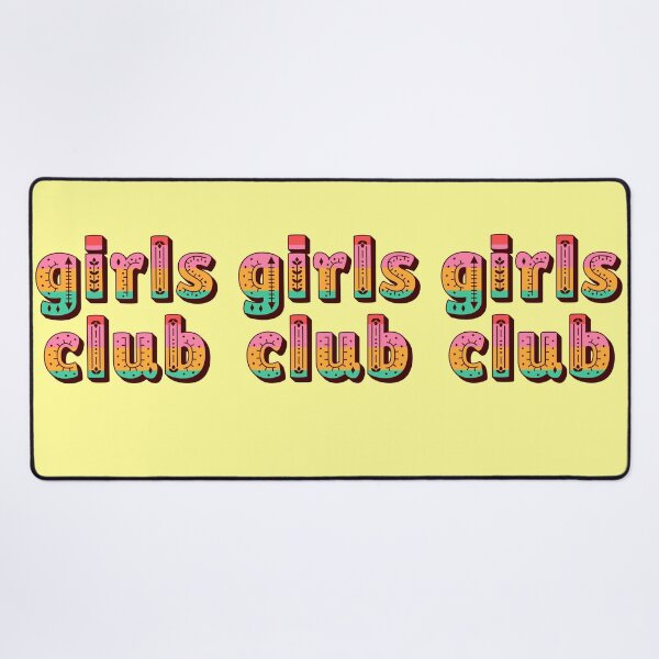 Item preview, Girls Club saying, typography, folk art, friendship designed and sold by Mauswohn.