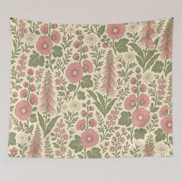 Item preview, English Cottage Garden Floral Seamless Pattern | Vintage Vintage Floral Repeat Design designed and sold by StickyGuys.