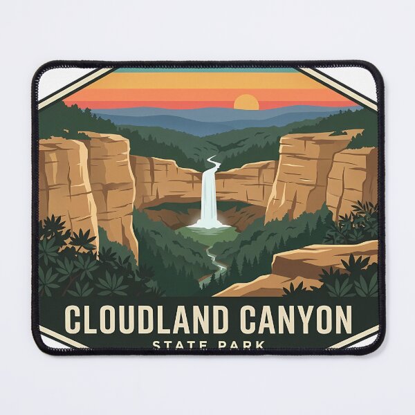 Item preview, Cloudland Canyon State Park Georgia Print designed and sold by DetourDgn.